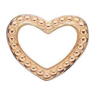 Christina Forgyldt sølv Hearts Dots Hjerte af kugler, model 623-G08 køb det billigst hos Guldsmykket.dk her